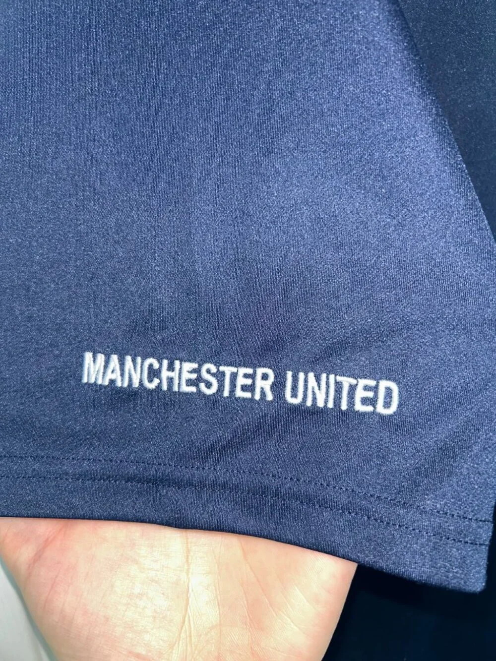 Vintage Nike Manchester United Total 90 Training Jersey XXL Vodafone Navy 04 05'